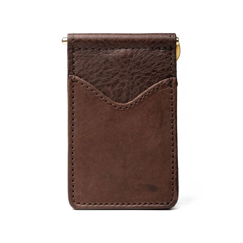 Mission Mercantile Campaign Leather Small Wallet - Smoke