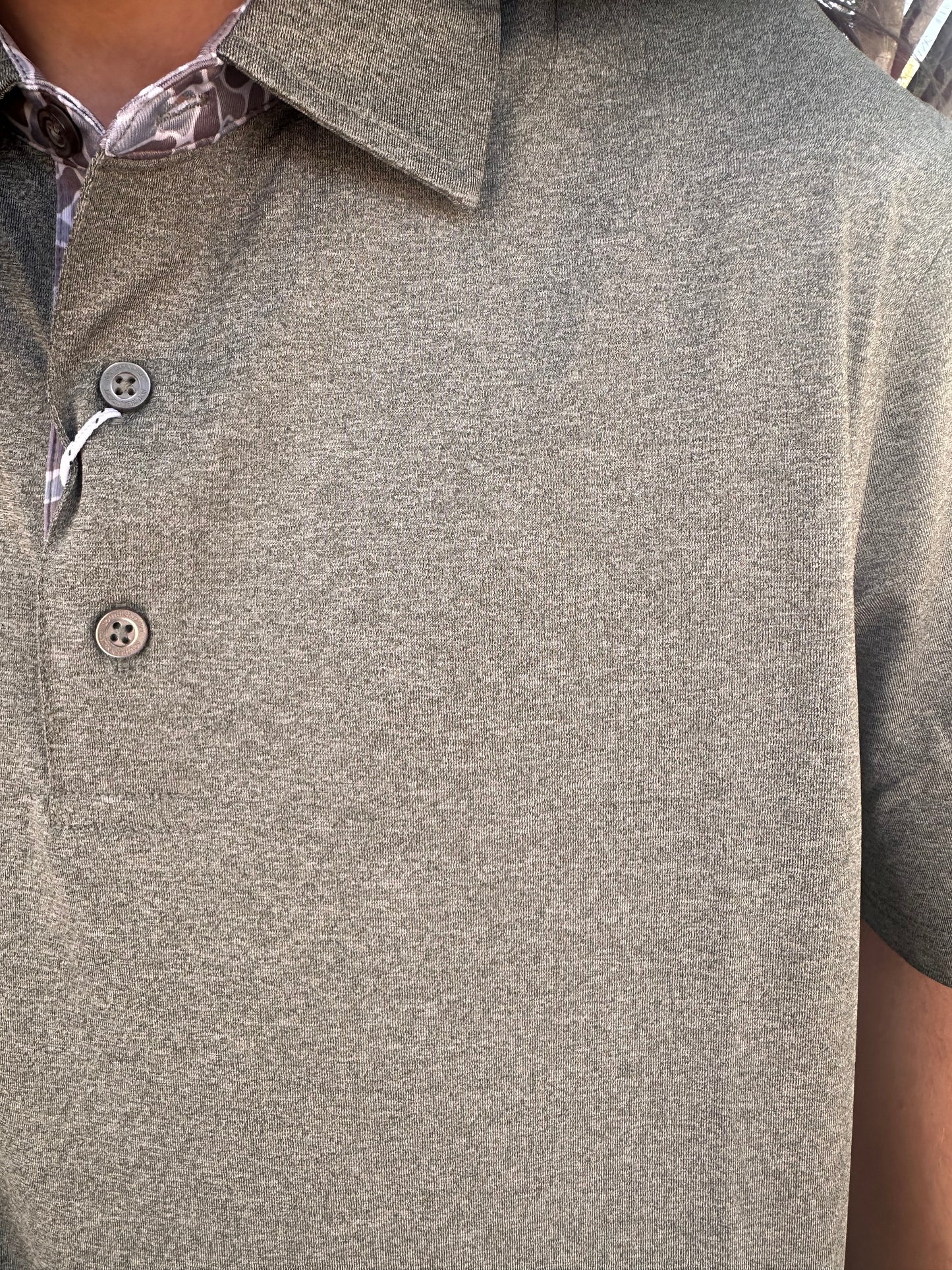 SSCO Men’s F26 Grayton Heather Polo - Tree Stand
