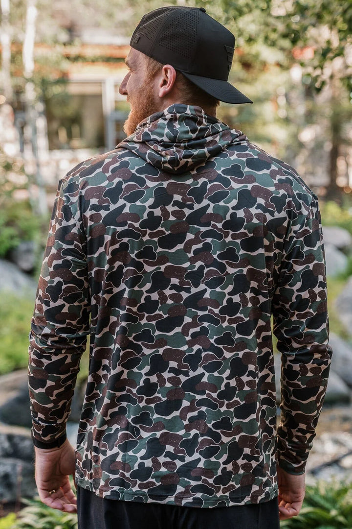 Men’s Burlebo Performance Hoodie - Throwback Camo