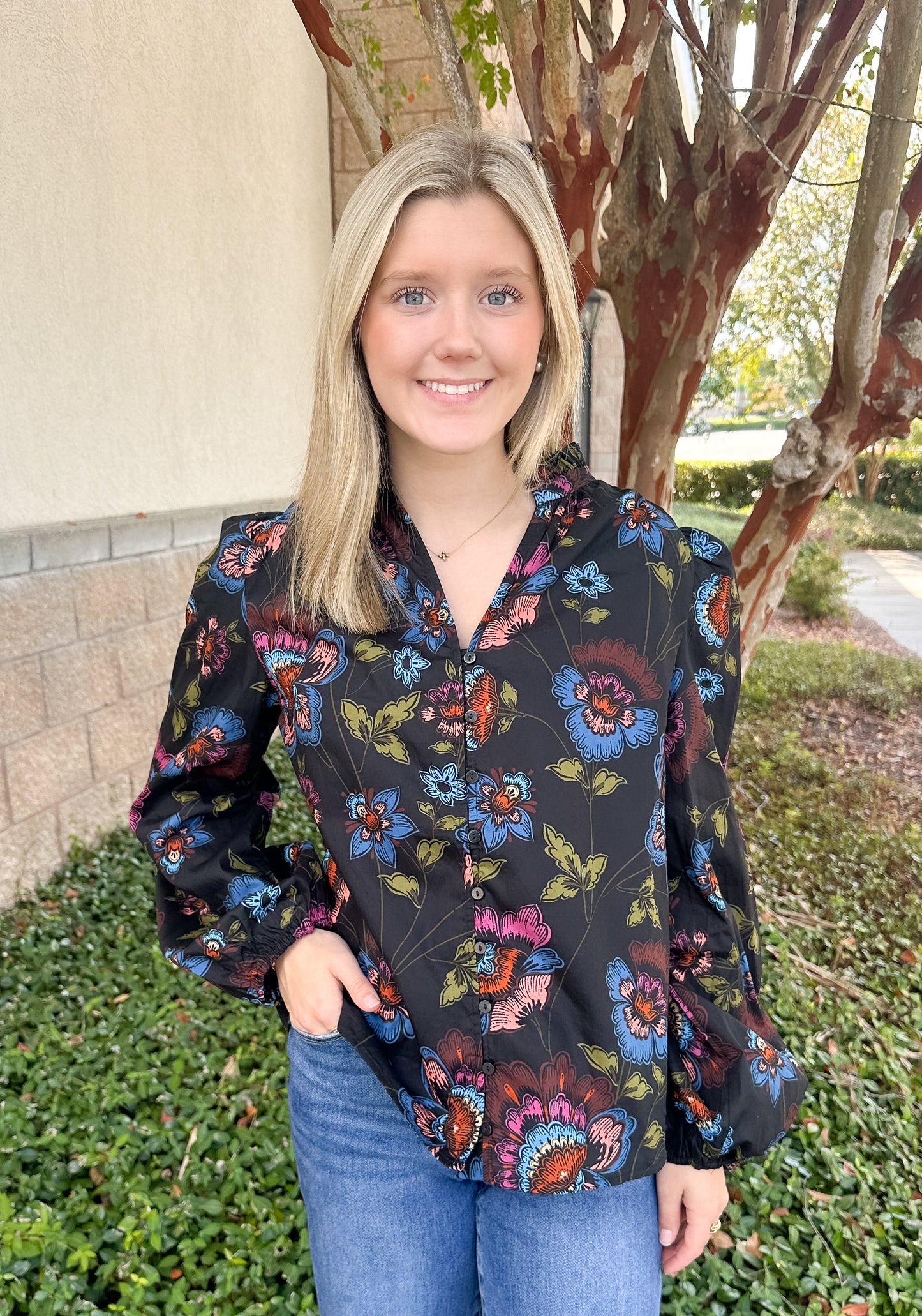 Nellian Ruffle Top
