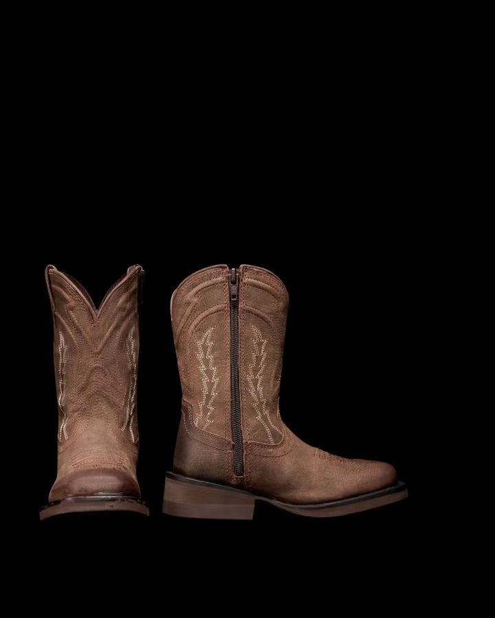Tecovas Toddler The Doc Cowboy Boot - Cafe Goat