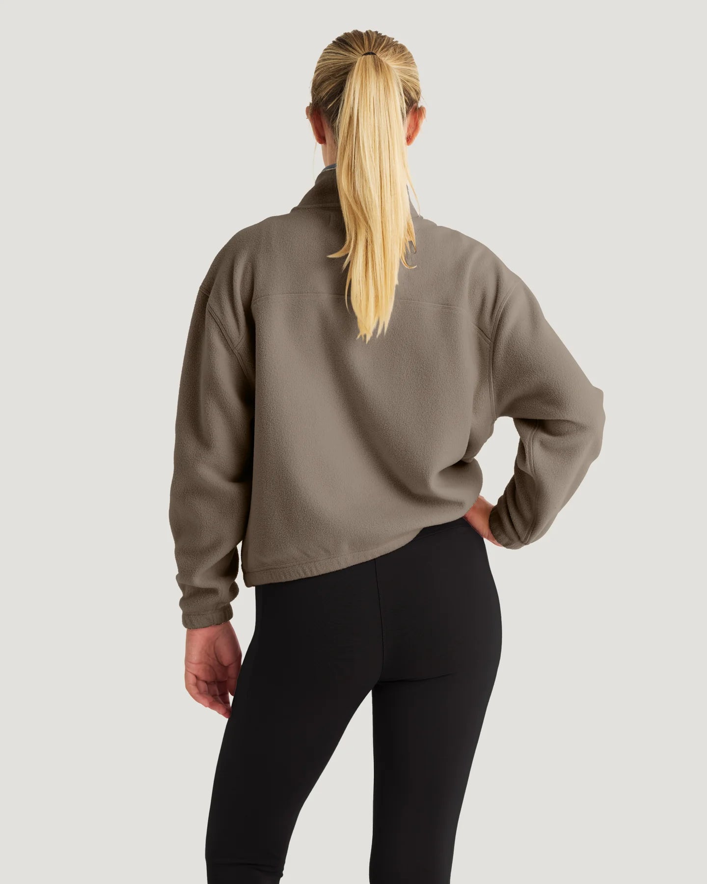 Free Fly Women’s Ashridge Fleece Half Zip - Fossil