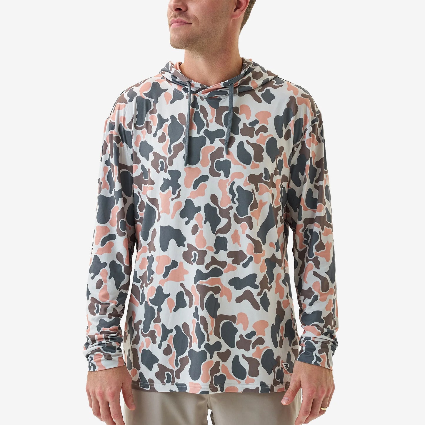 Burlebo Men’s Performance Hoodie - Vintage Camo