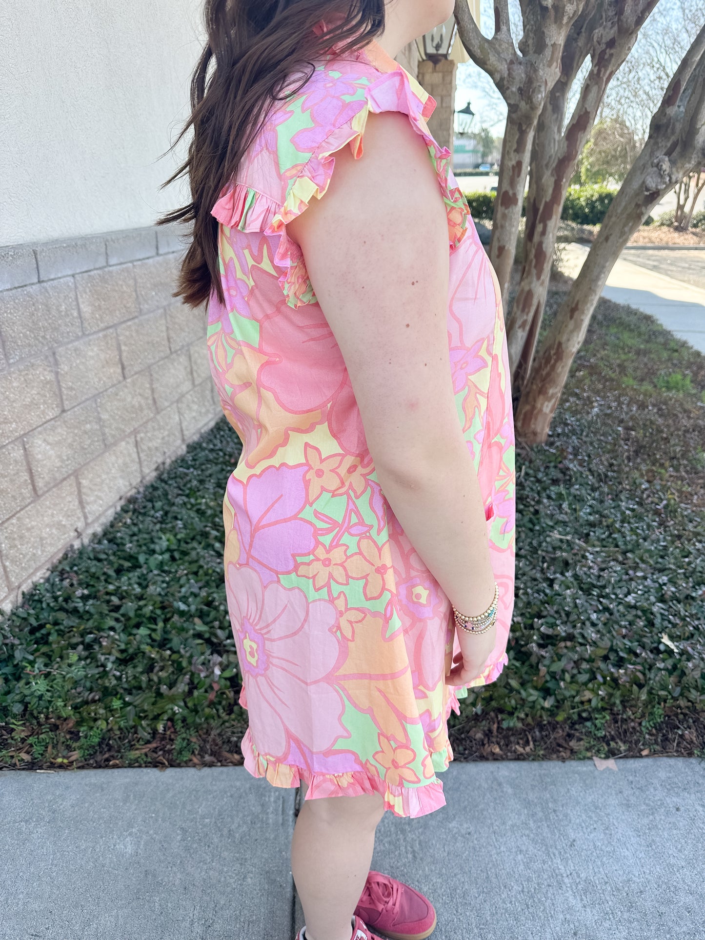 Andrea Pastel Pocket Mini Dress