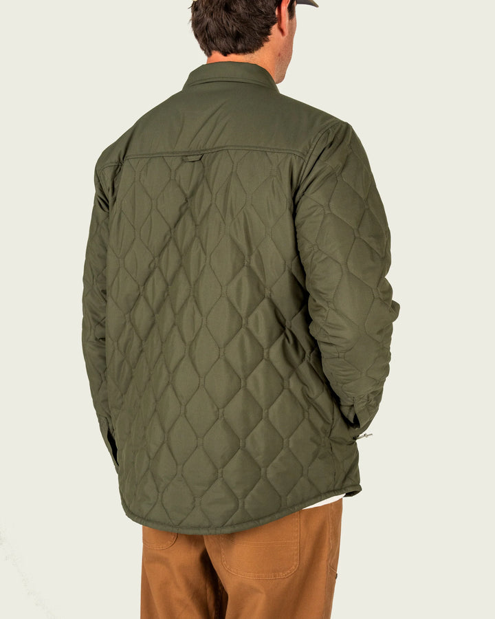Marsh Wear Men’s Saluda Puff Shacket - Grape Leaf