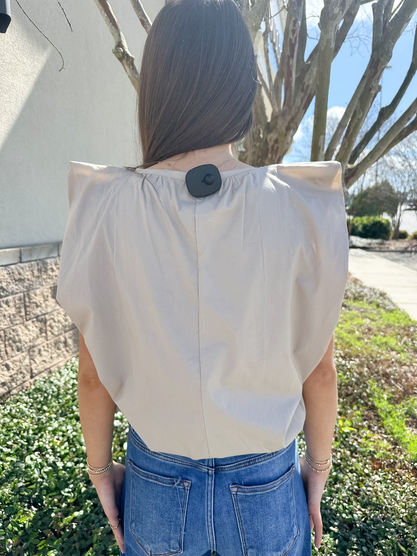 Francis Bubble Top - Khaki