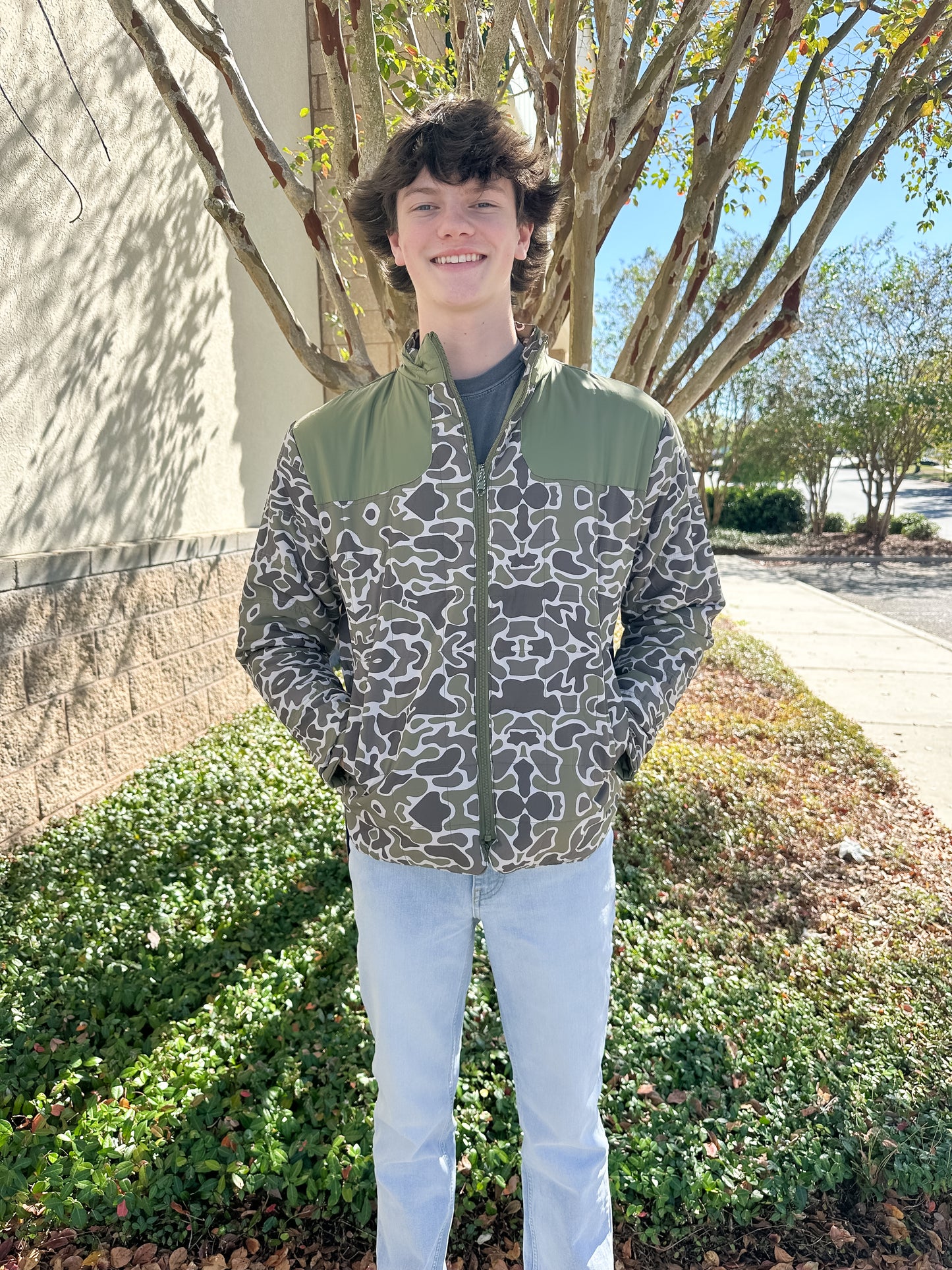 S. Casanova F25 Camo Carter Reversible Lofted Jacket