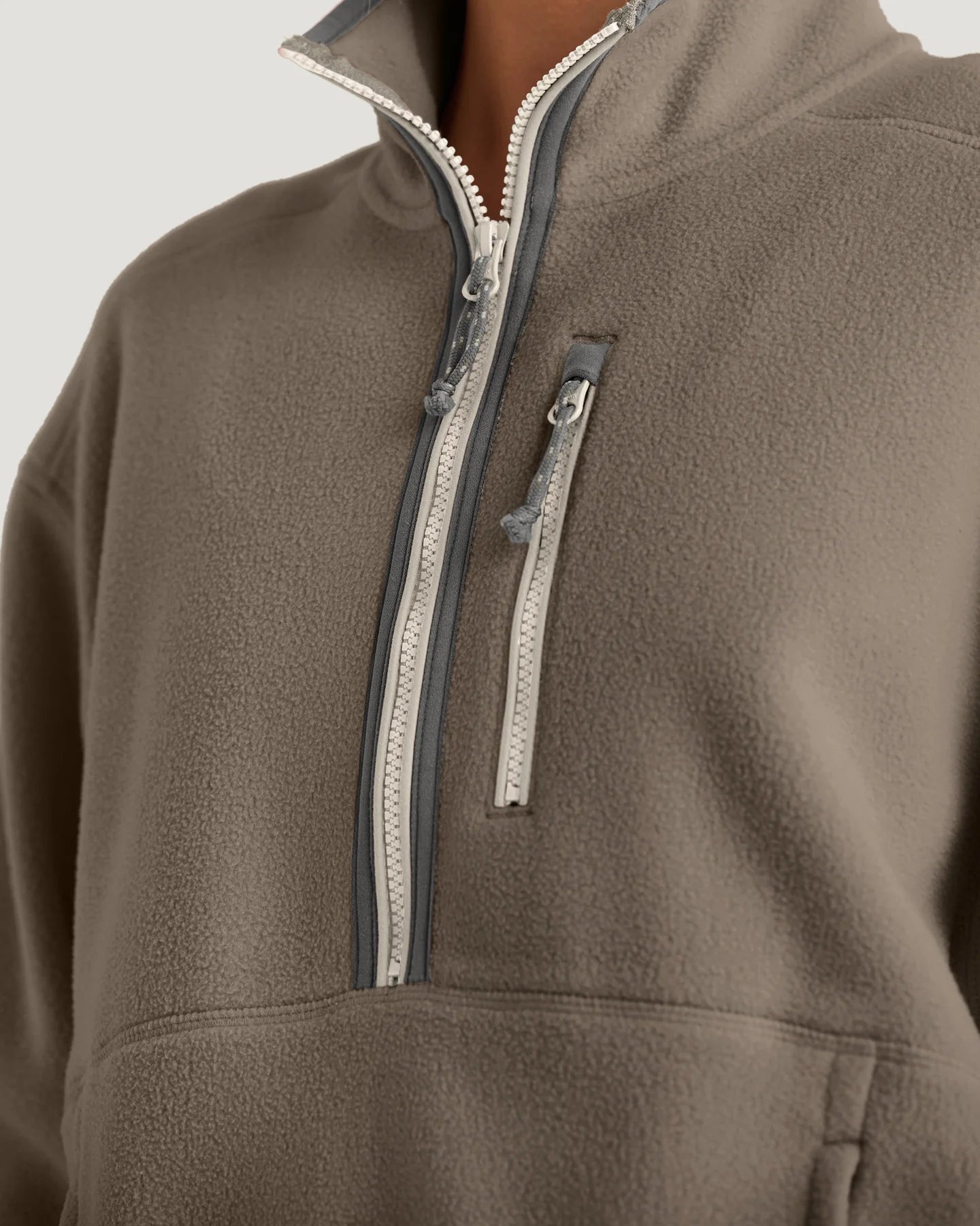 Free Fly Women’s Ashridge Fleece Half Zip - Fossil