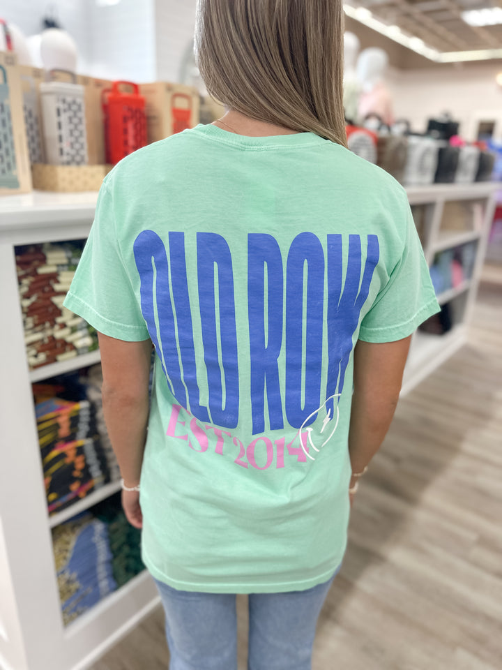 Old Row Chicks S/S Pocket T-Shirt - Island Reef