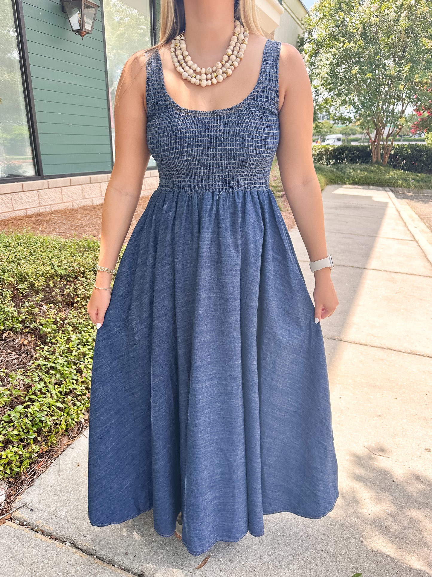 Tiara Denim Maxi