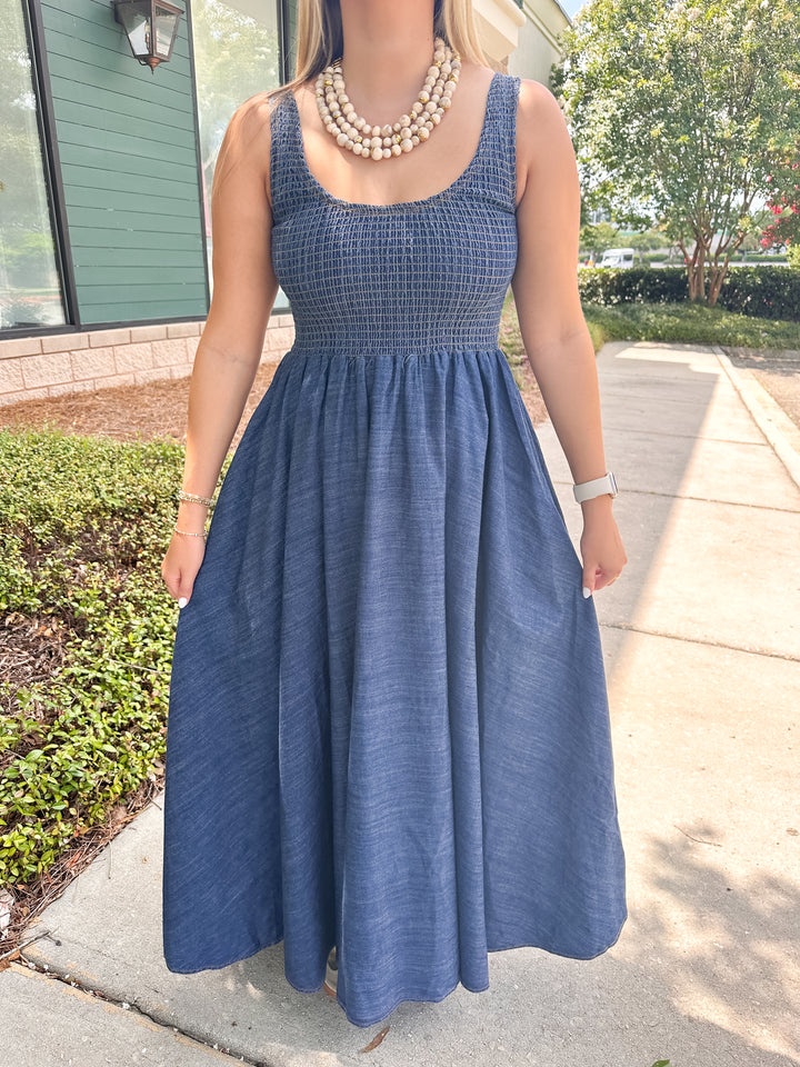 Tiara Denim Maxi