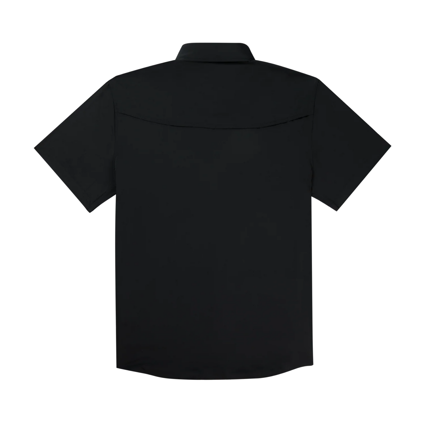 Poncho Men’s “The Burnt End” S/S Slim Shirt - Black