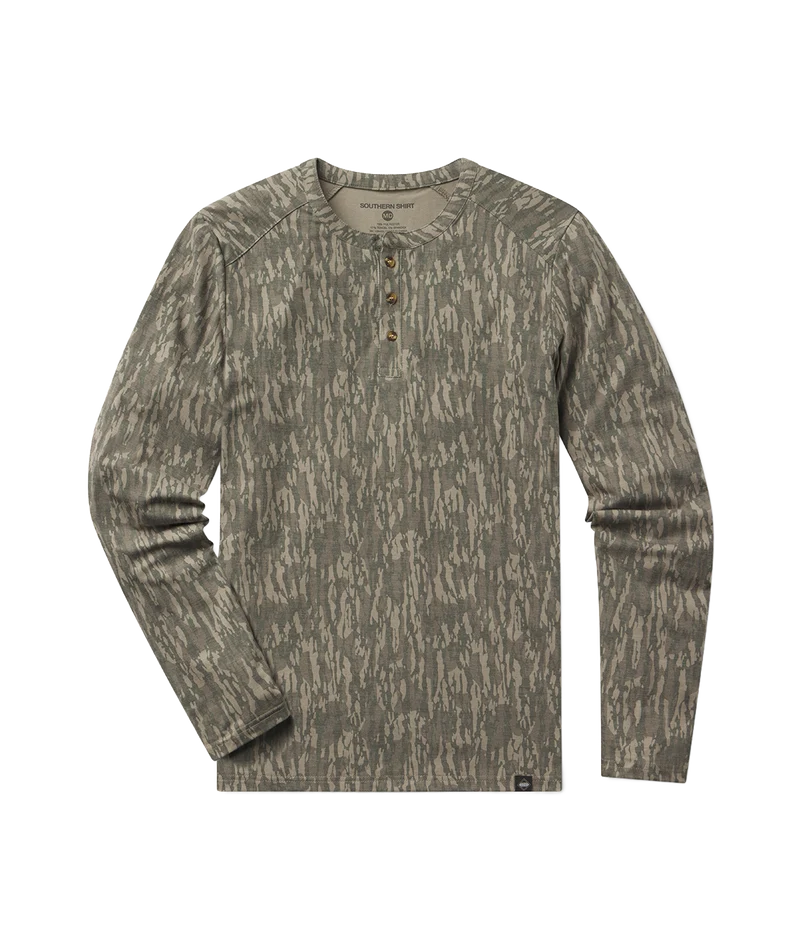 SSCO Men’s Max Comfort Henley L/S - Tree Bark