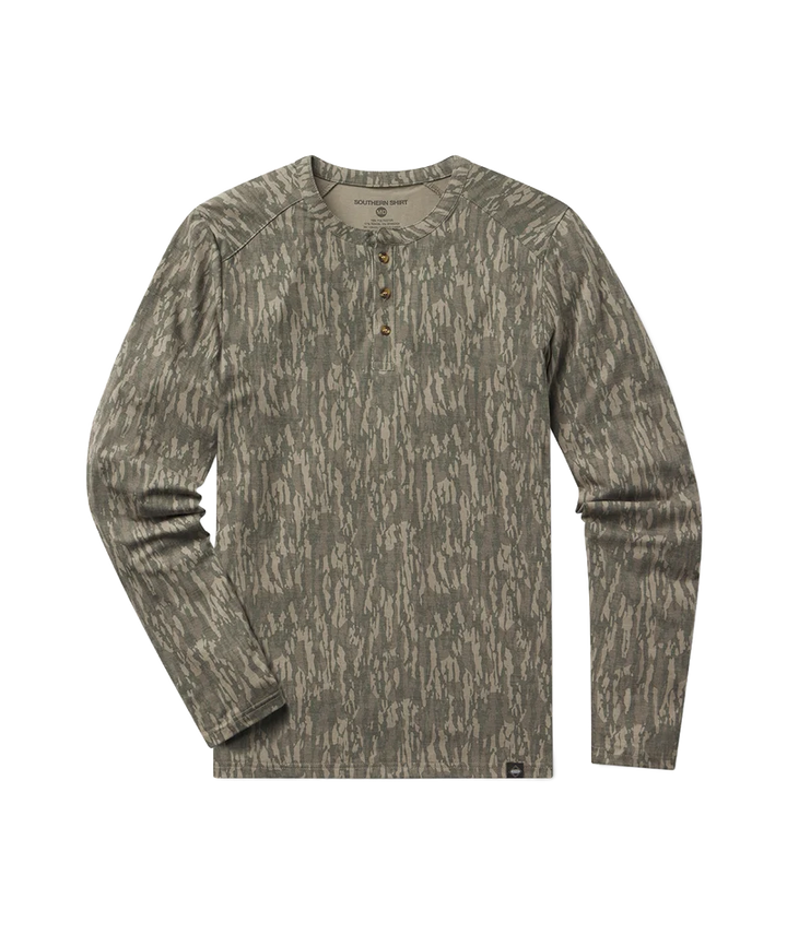 SSCO Men’s Max Comfort Henley L/S - Tree Bark