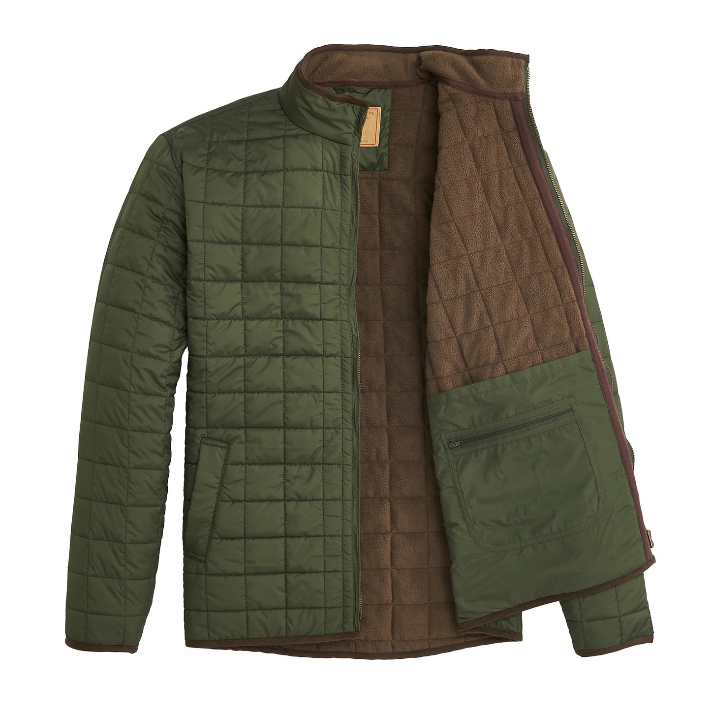 Onward Reserve Grid Quilted Jacket - Olive