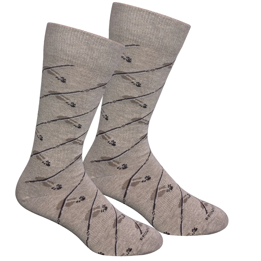 Brown Dog Socks - Fiddle Oatmeal