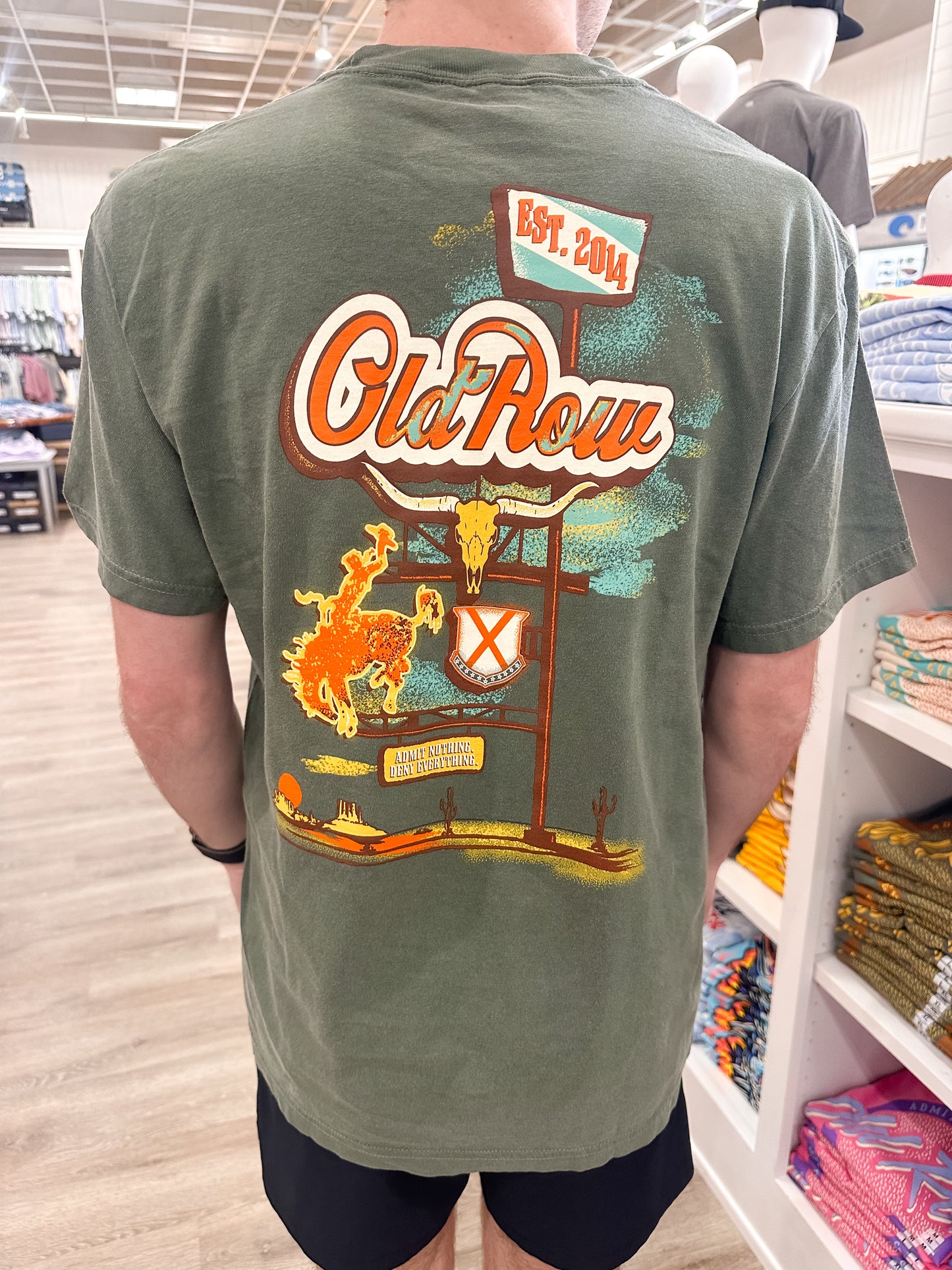 Old Row Desert Drive S/S Pocket T-Shirt - Moss