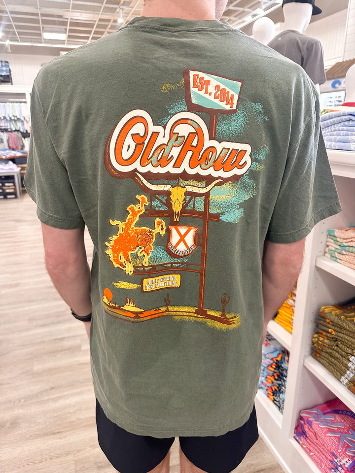 Old Row Desert Drive S/S Pocket T-Shirt - Moss