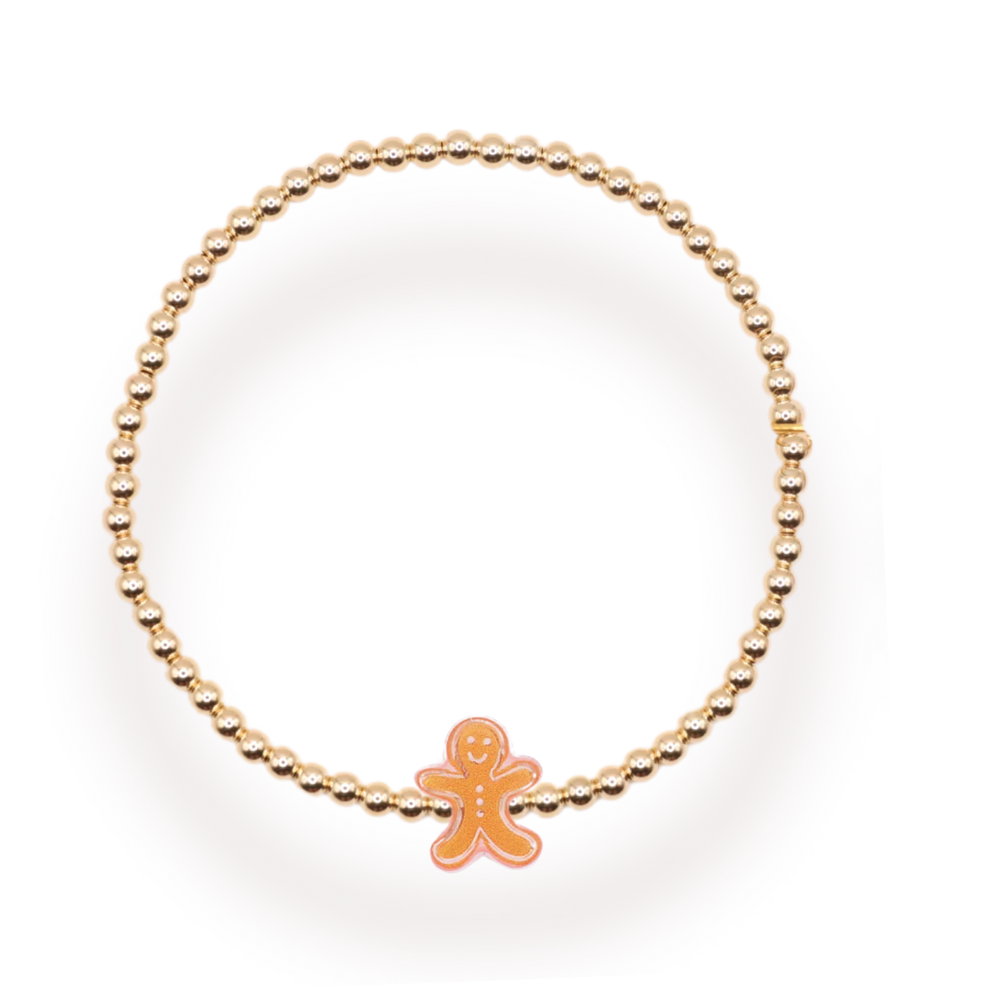 Beaded Blondes - Gingerbread Man Gold