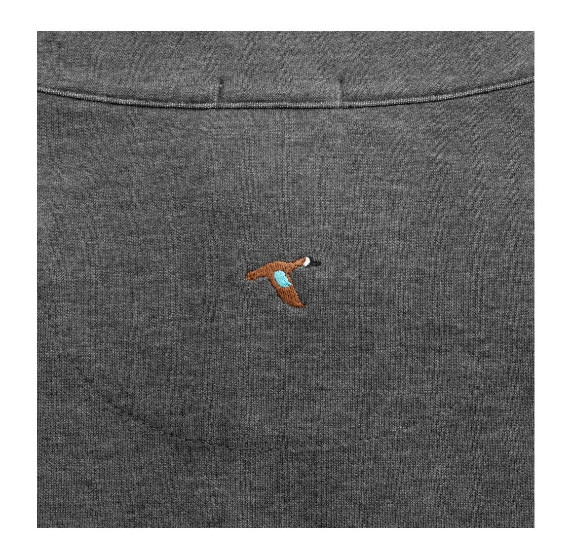 F25 Cotton/Modal Quarter-Zip - Charcoal