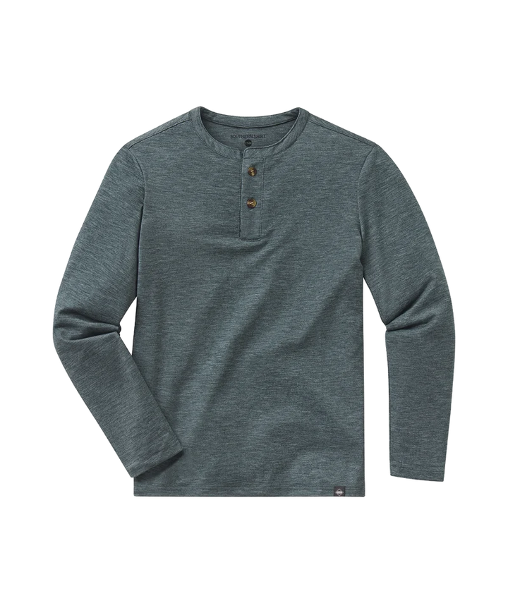 SSCO Youth Boy’s Max Comfort Henley L/S - Ozark