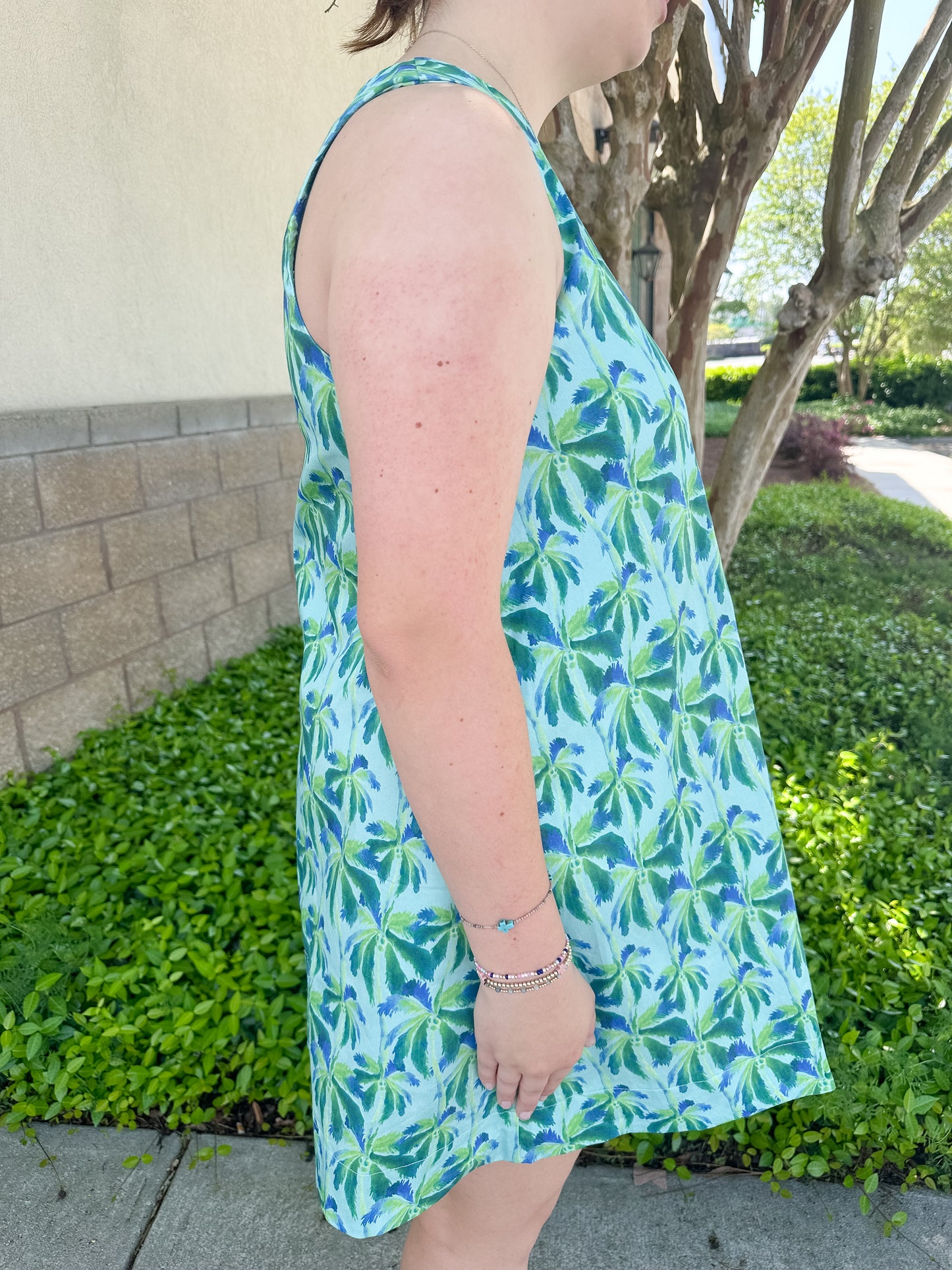 Tropical Trees Dress