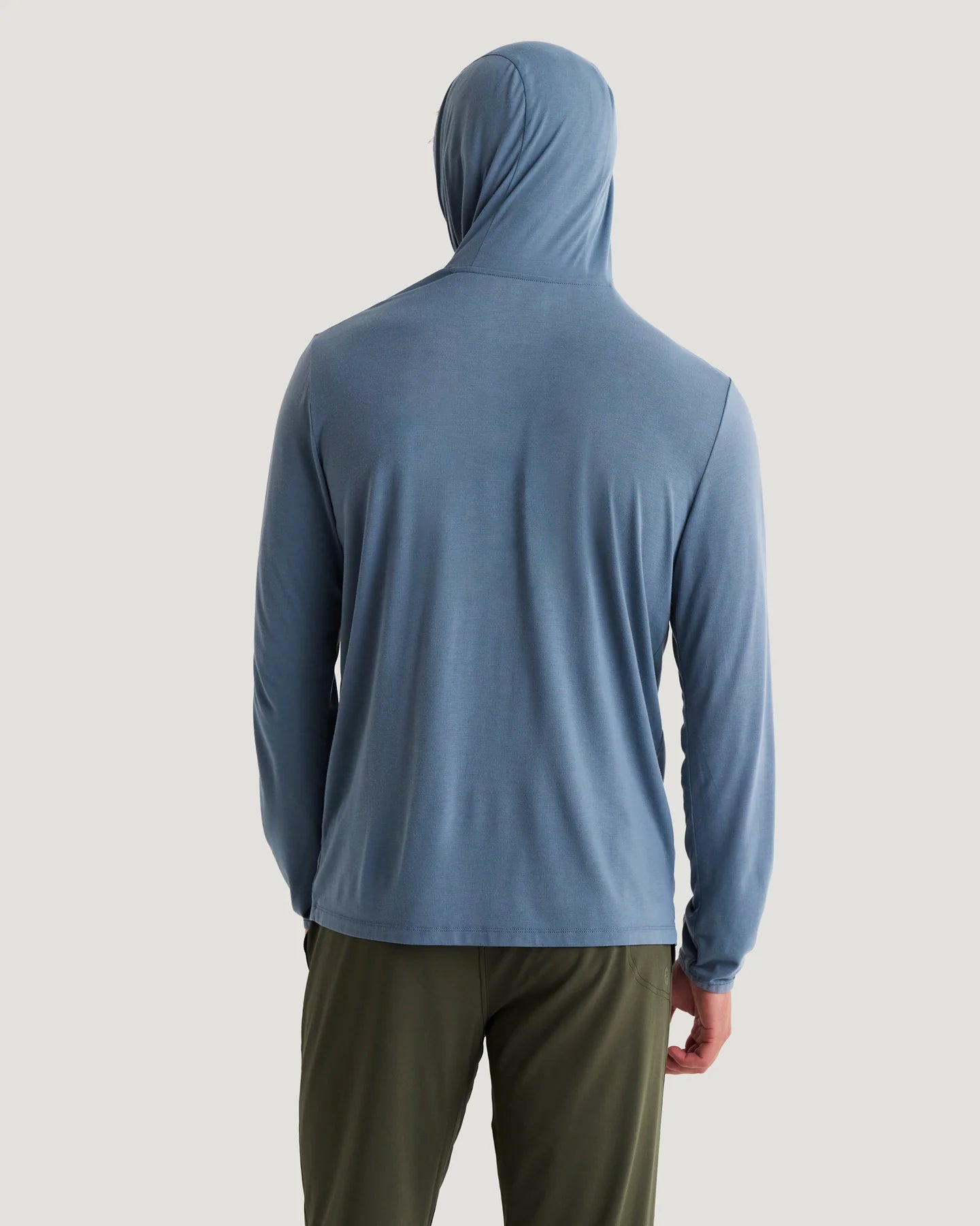 Free Fly Men’s Bamboo Lightweight Hoodie - Pacific Blue