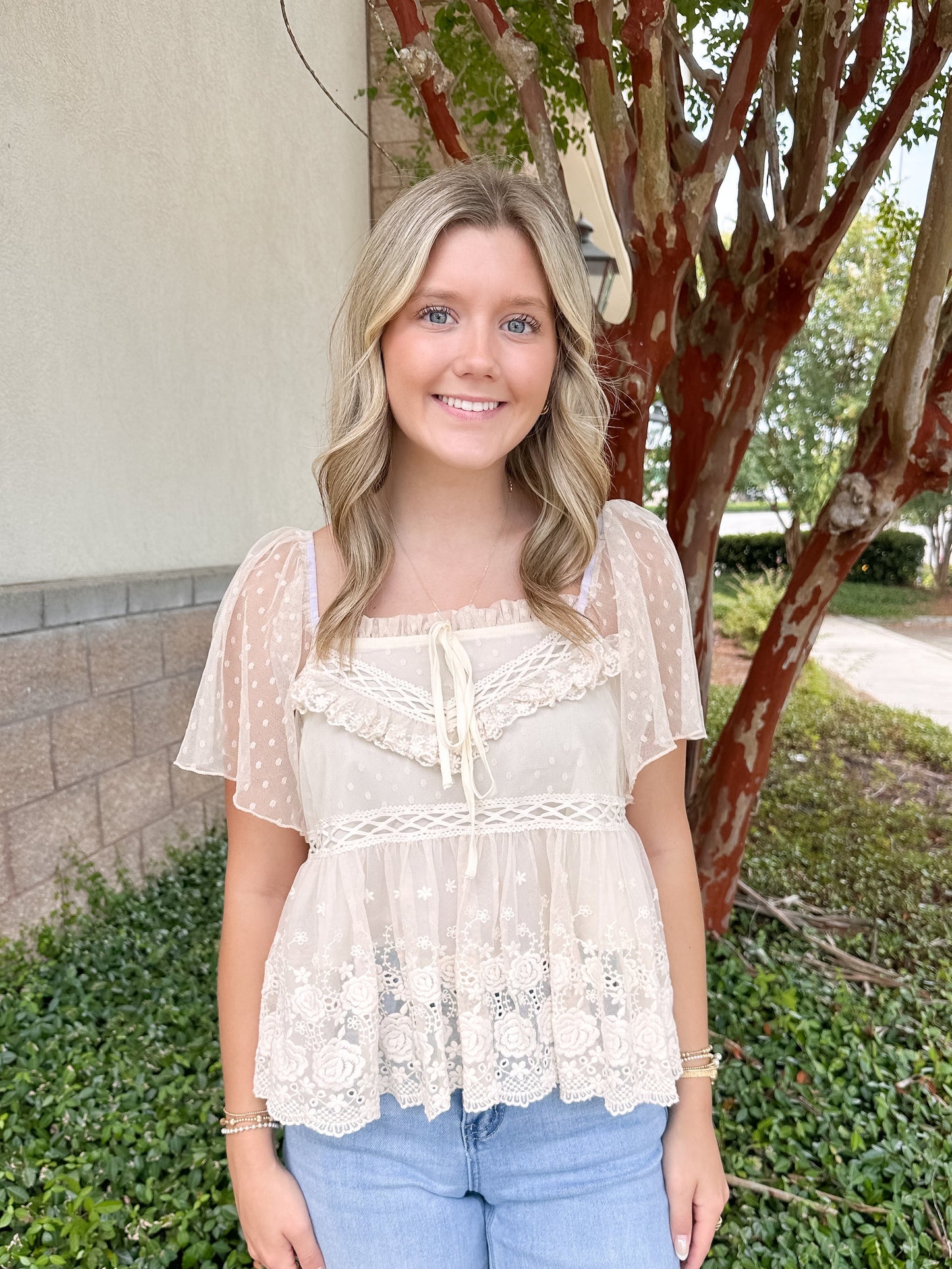 Jessa Lace Top