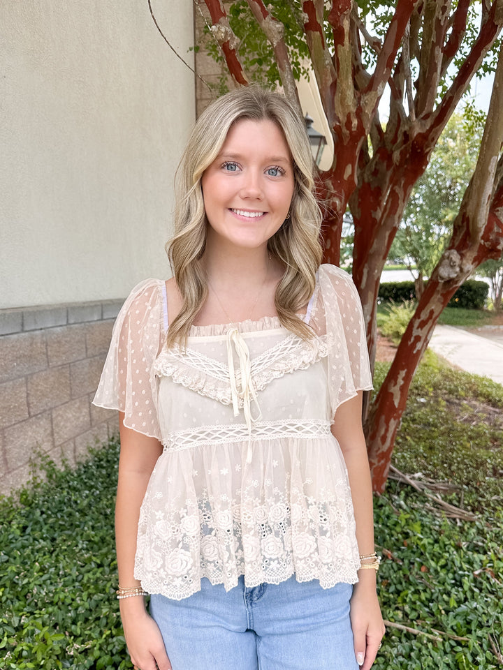 Jessa Lace Top