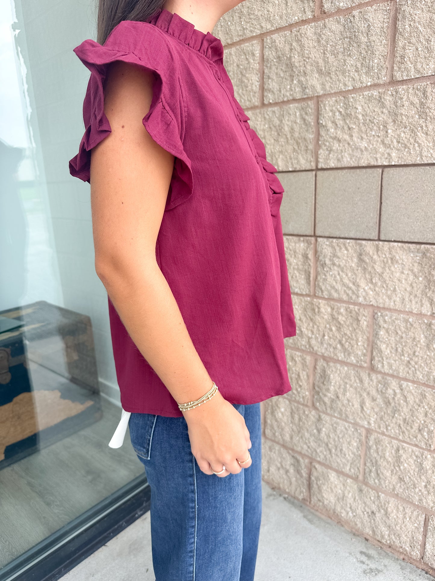 Luna Ruffle Top
