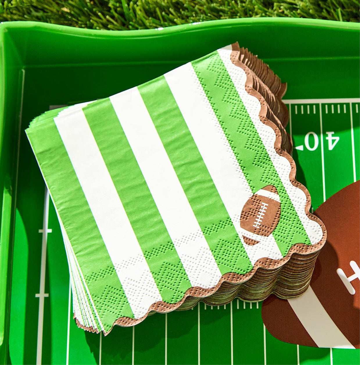 Two’s Company Cocktail Napkins 30 - Game Day