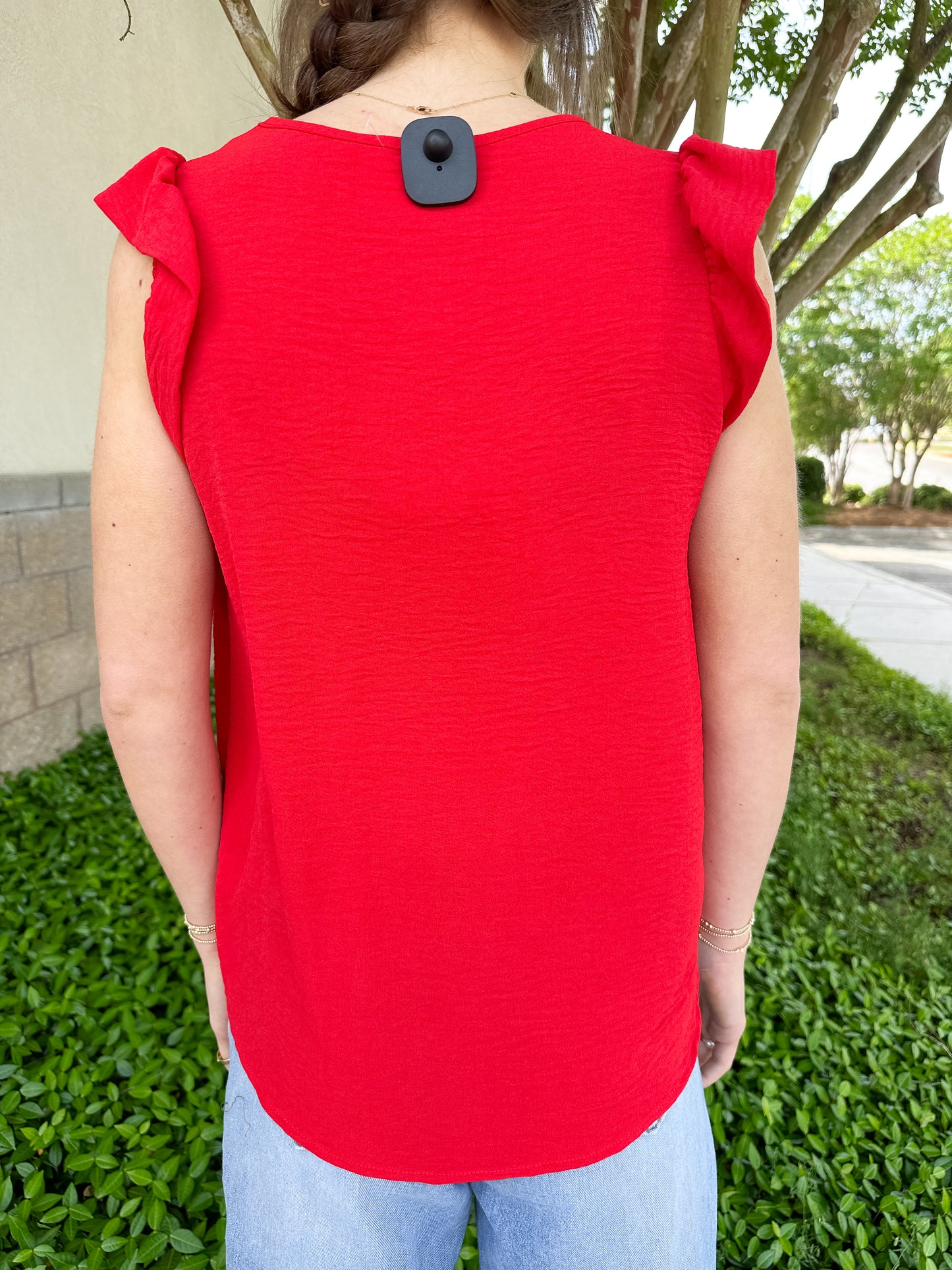 Sassy Scarlet Top