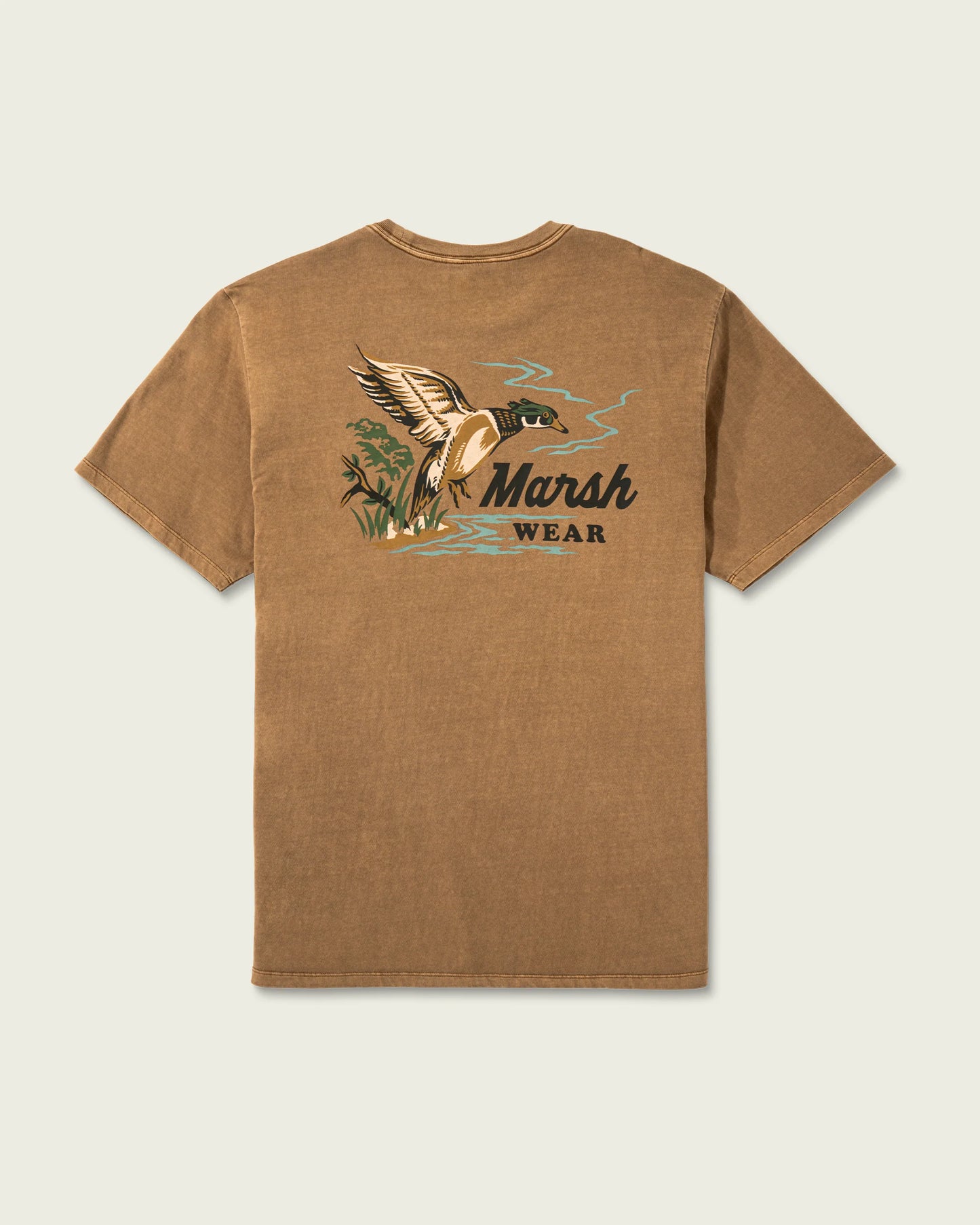 Marsh Wear Men’s Heritage Wood T-Shirt - Tobacoo