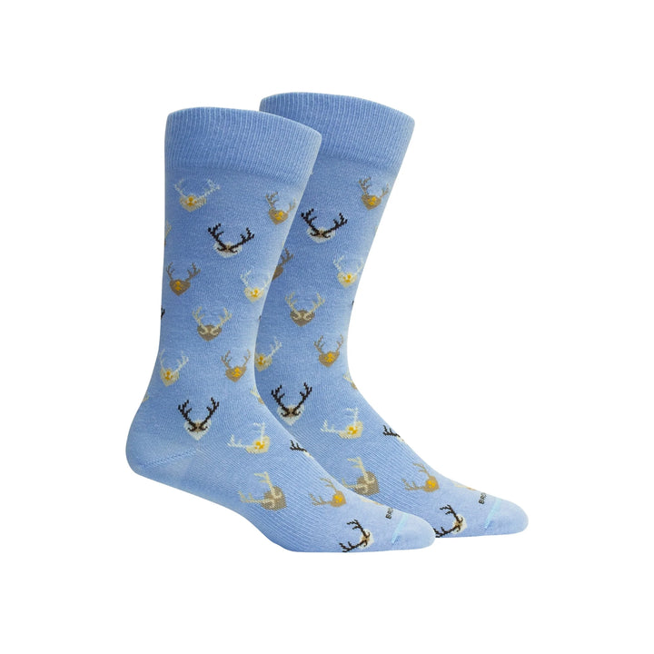 Brown Dog Socks - Eli Della Blue