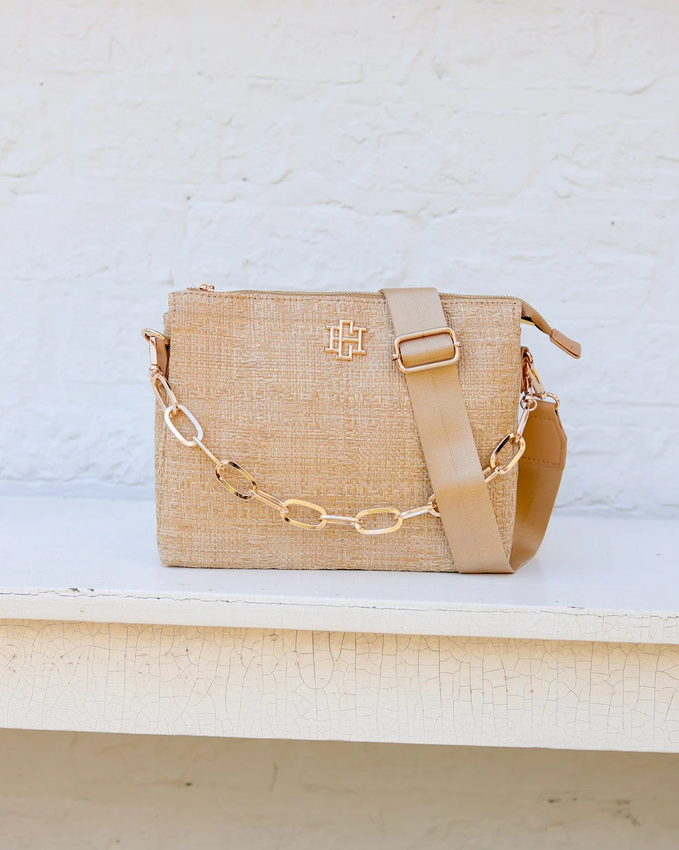 CH Ariana Crossbody - Natural Lattice