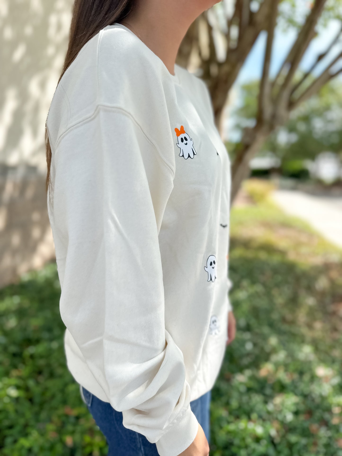 Simply Ghost Crewneck - Sand