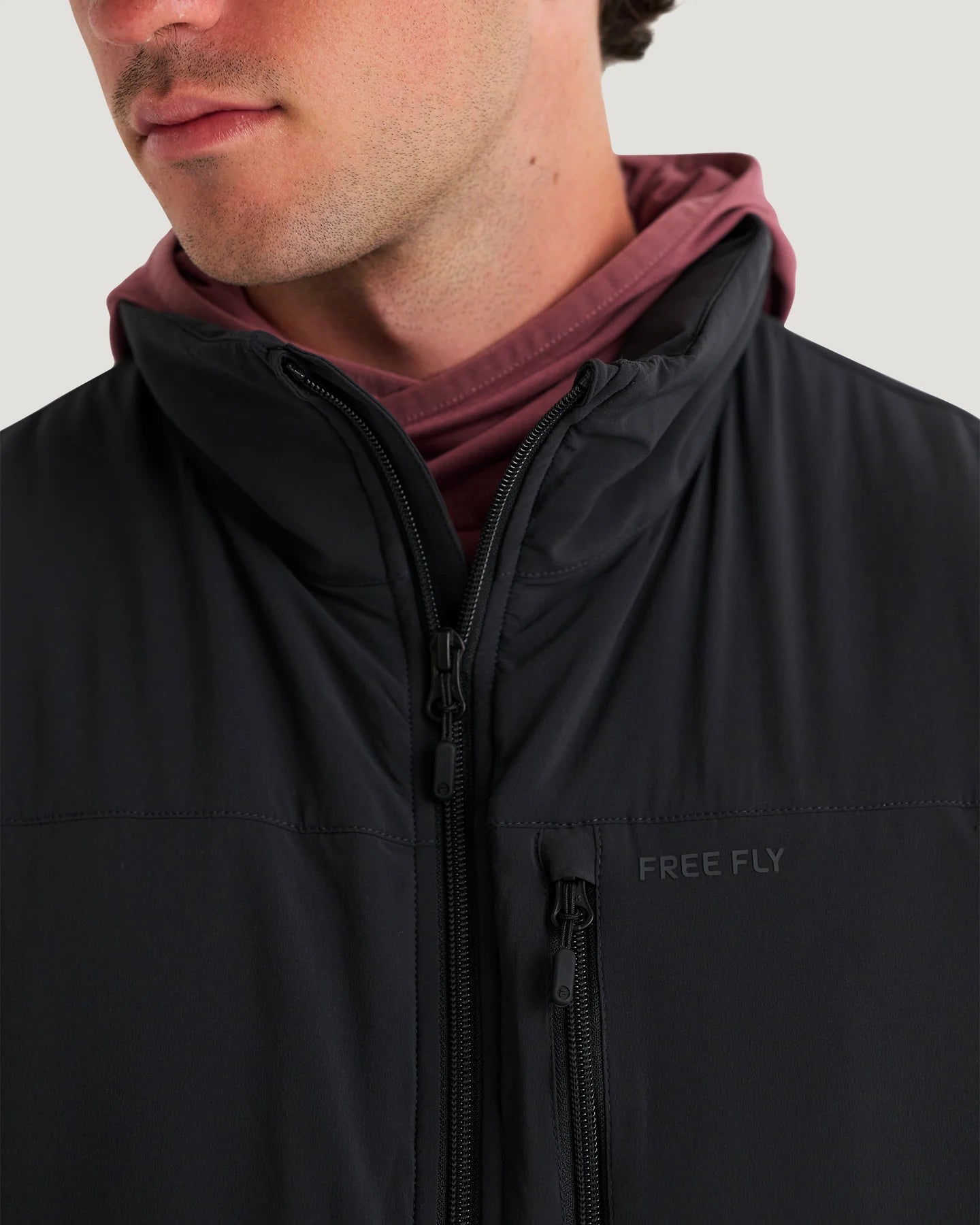 Free Fly Mens Coldvale Insulated Vest - Black