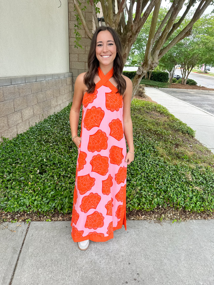 Sunset Seashell Maxi Dress