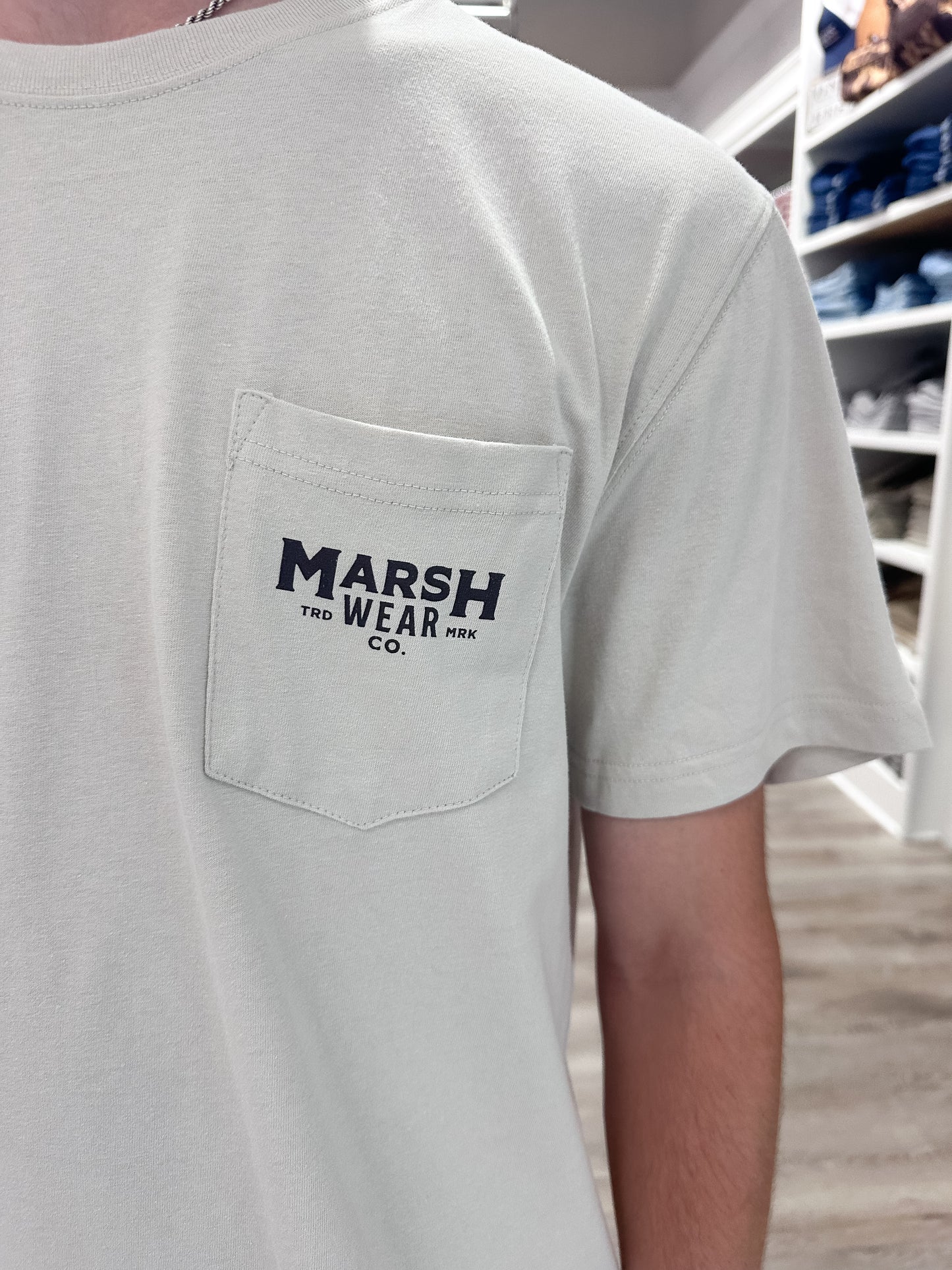 Marsh Wear Men’s S26 Rumble S/S Pocket T-Shirt - Stone