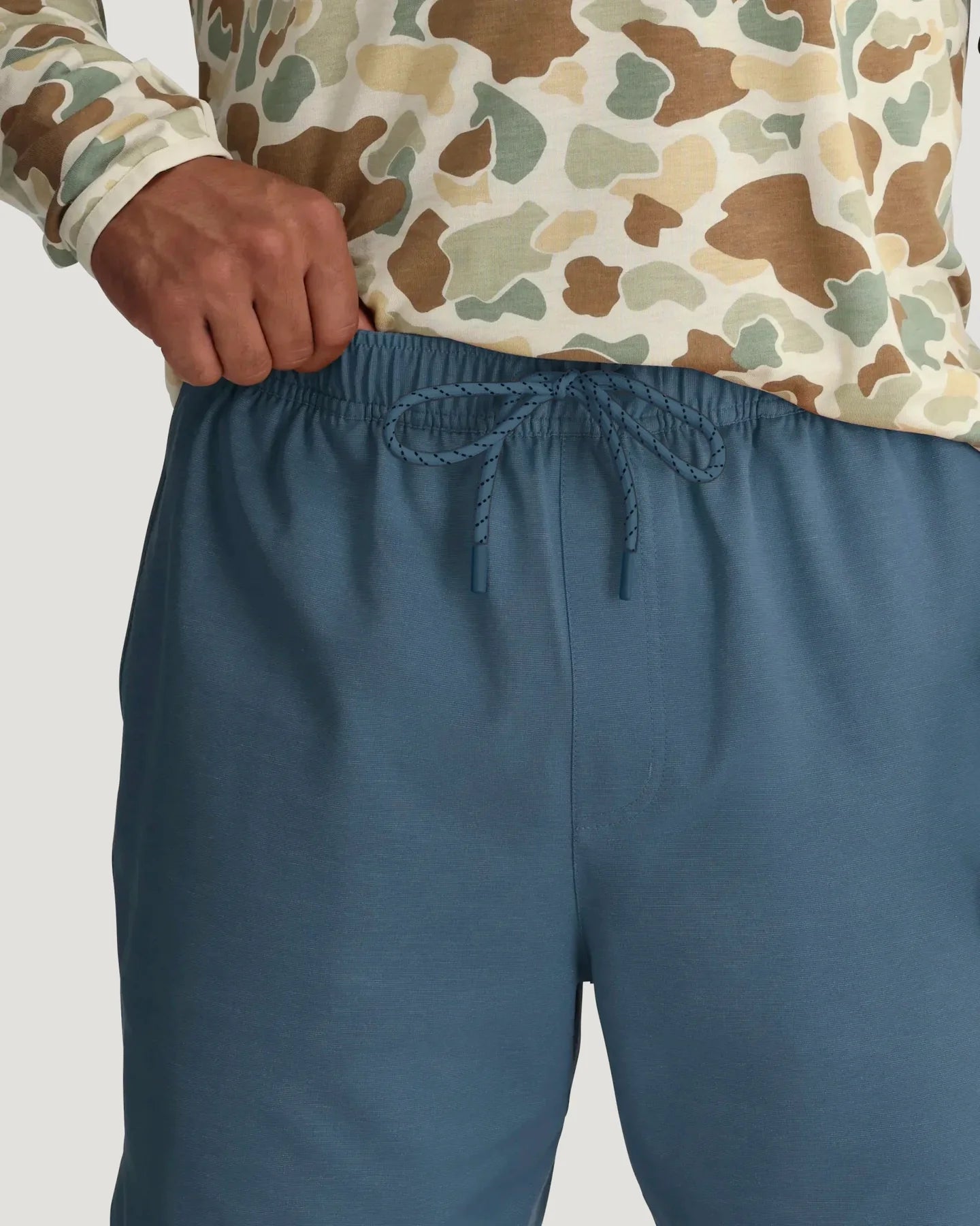 Free Fly Mens Reverb Lined 7” Short - Pacific Blue
