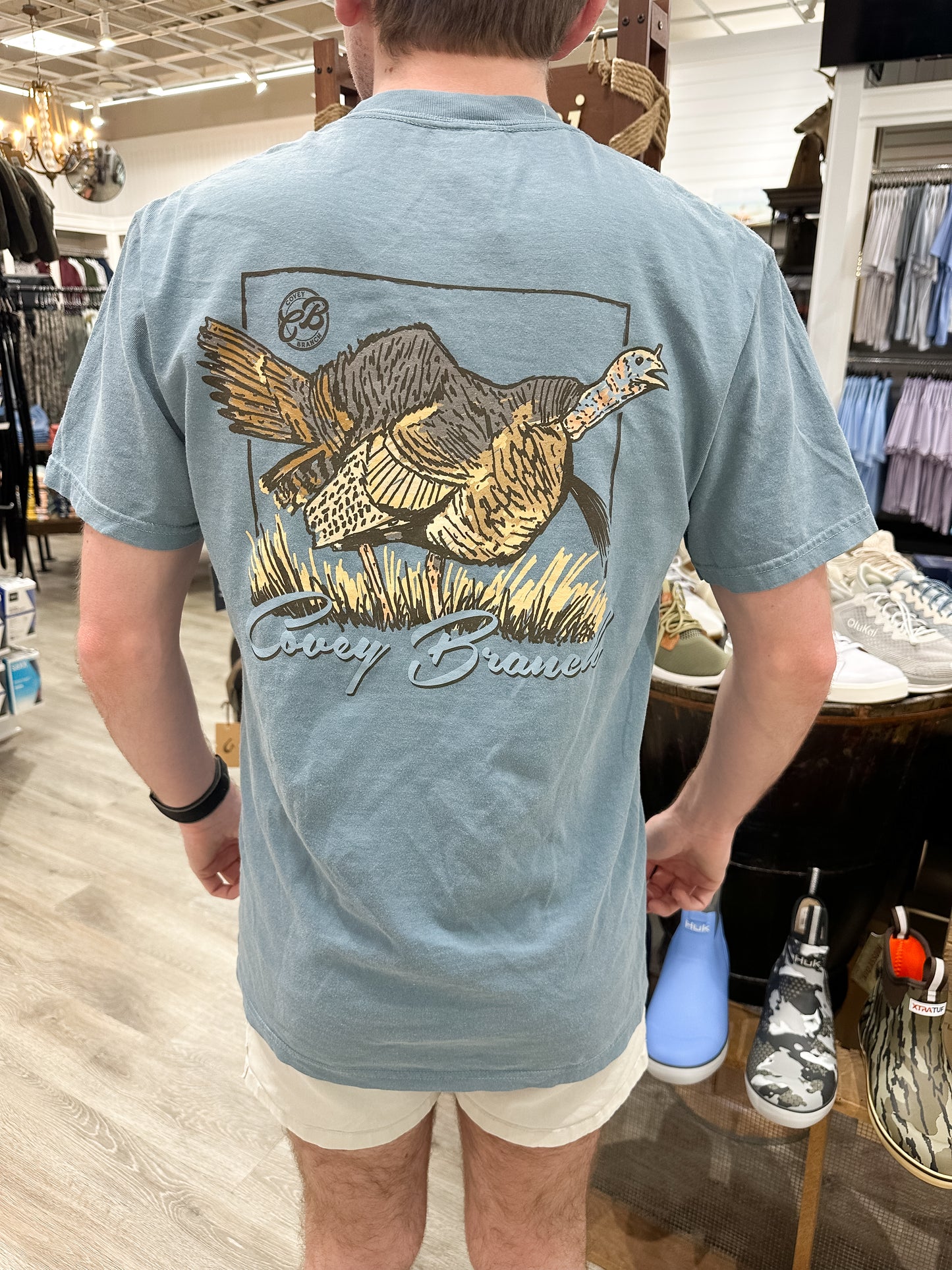 CB Men’s Turkey Season S/S Pocket T-Shirt - Blue
