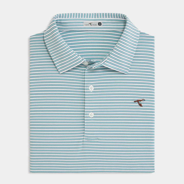 Genteal S26 Cape Performance Polo - Aqua