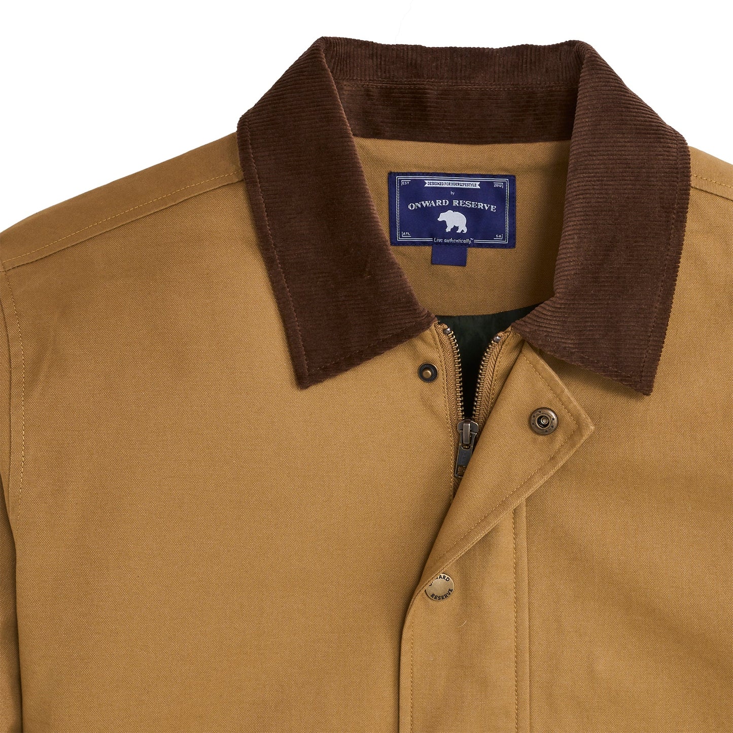 Onward Reserve Red Hills Stretch Canvas Coat - Tan