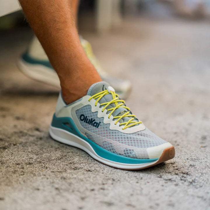 Olukai Men’s ‘Ahi Performance Marine Shoe - Seagreen|White Sand