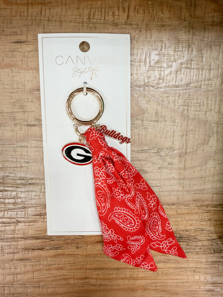 GA Bulldogs Bag Charm