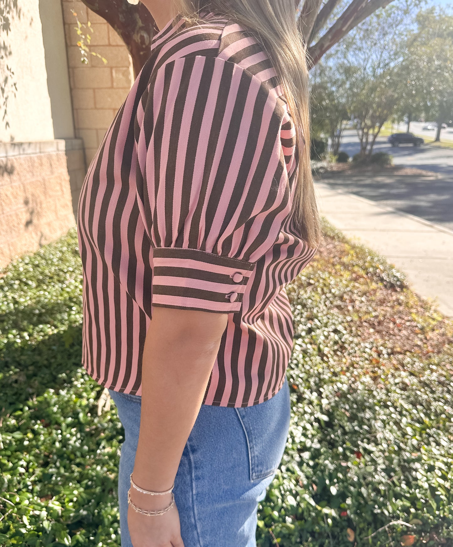 Harlow Denim Top