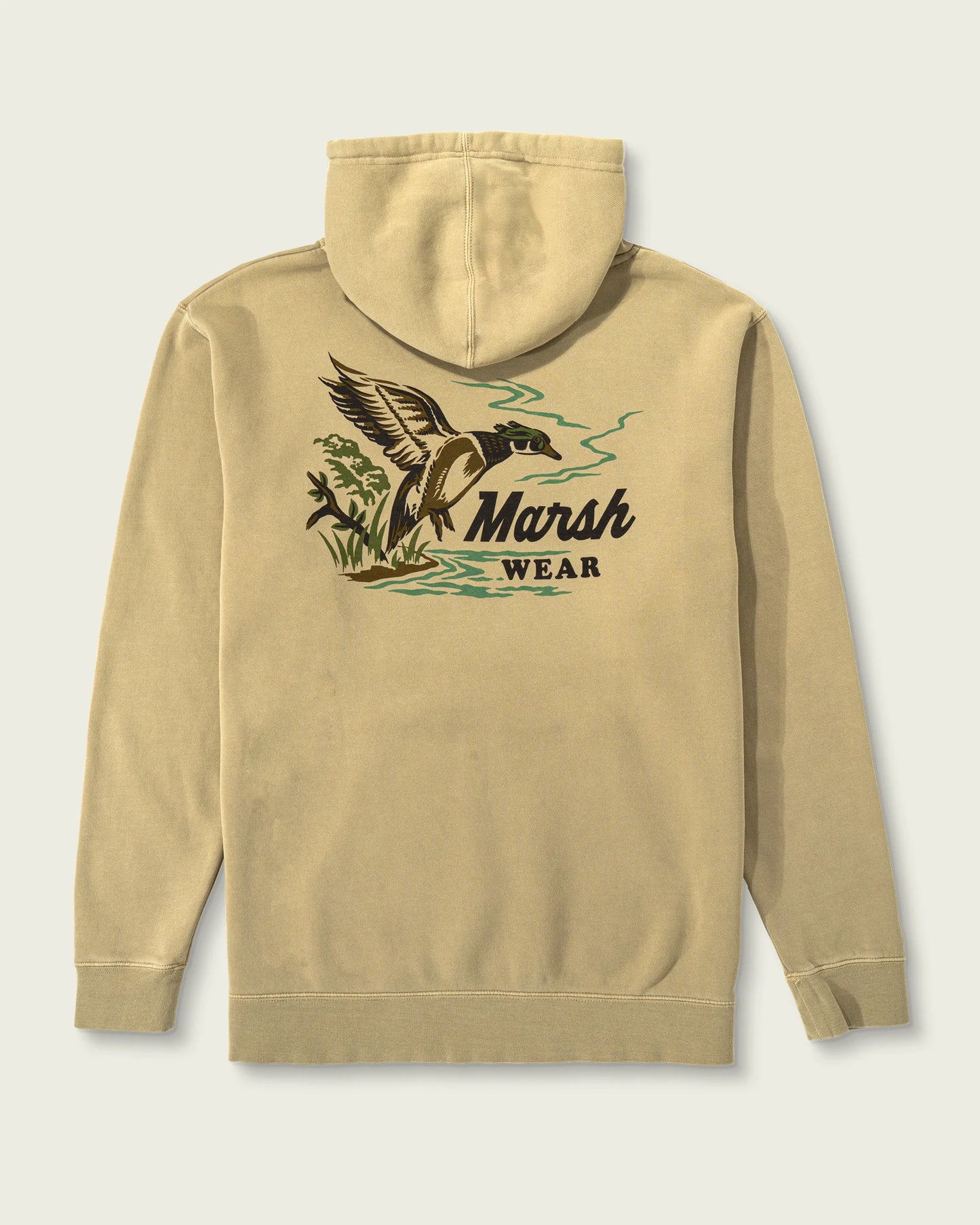 Marsh Wear Wood Duck Hoodie - Sandstone
