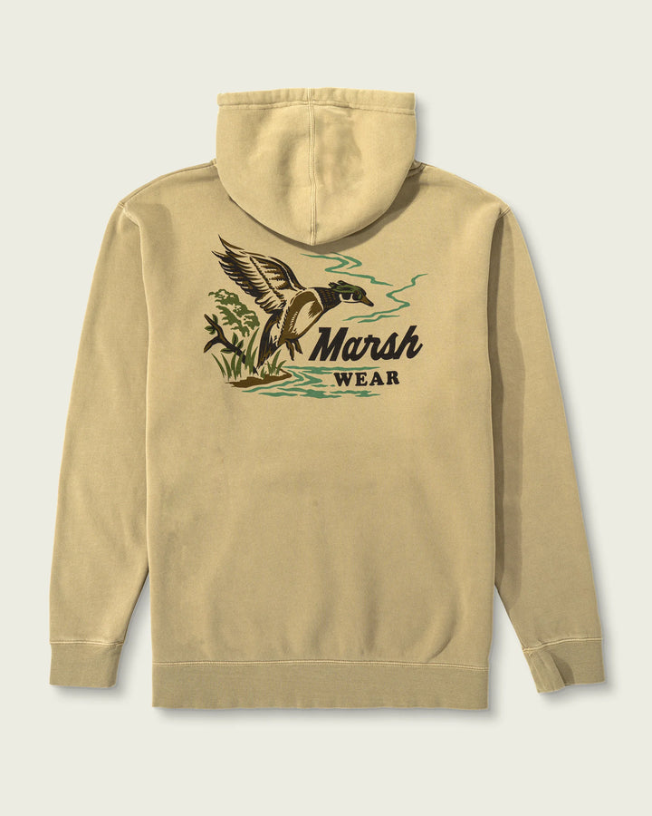 Marsh Wear Wood Duck Hoodie - Sandstone