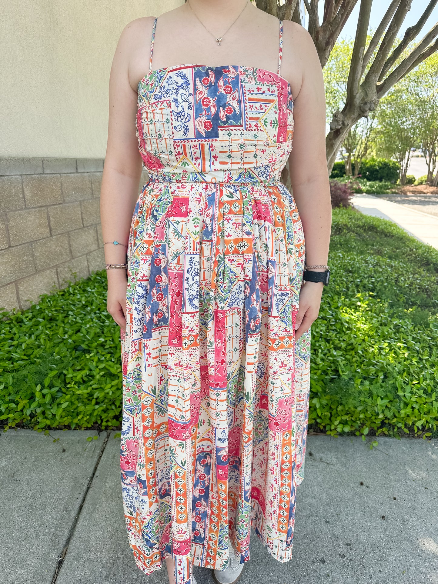 Serena Patchwork Midi
