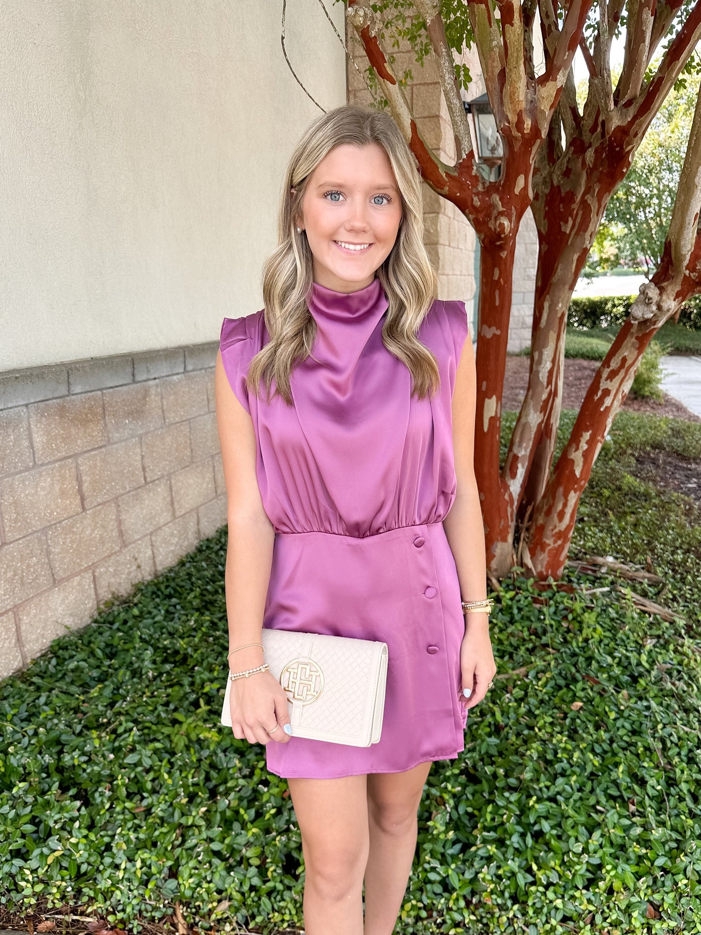 Kristy Satin Romper